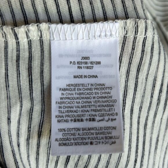 NWT Boden double v-neck black and white striped tank size large - Picture 4 of 11